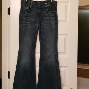 Seven for all Mankind wide leg midrise jeans